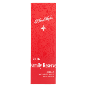 1-Bottle Red Carboard Wine Gift Box