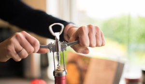 How to remove cork from corkscrew