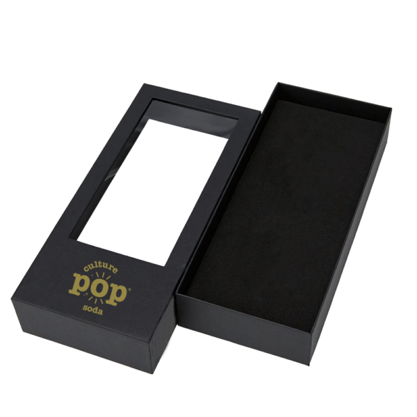 Custom Rigid Box with Window Lid
