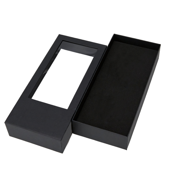 Custom Rigid Box with Window Lid