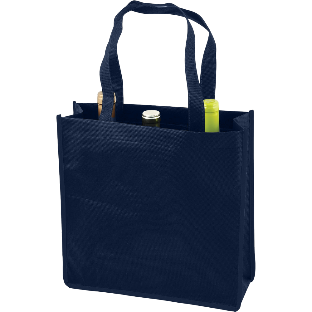 WNG-2940-3-Bottle-Non-Woven-Tote-7-Navy Navy