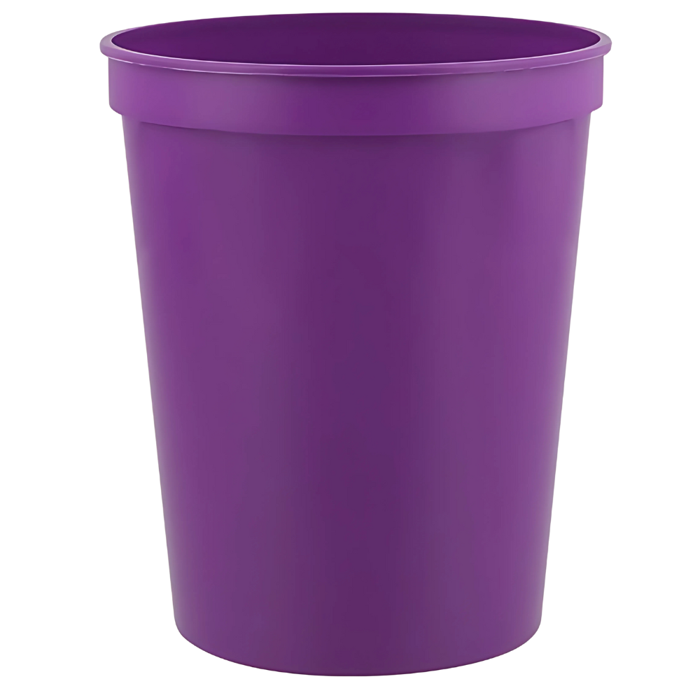 WNG-2941-Stadium-Cup-16oz-12-Purple 16oz. Plastic Stadium Cups