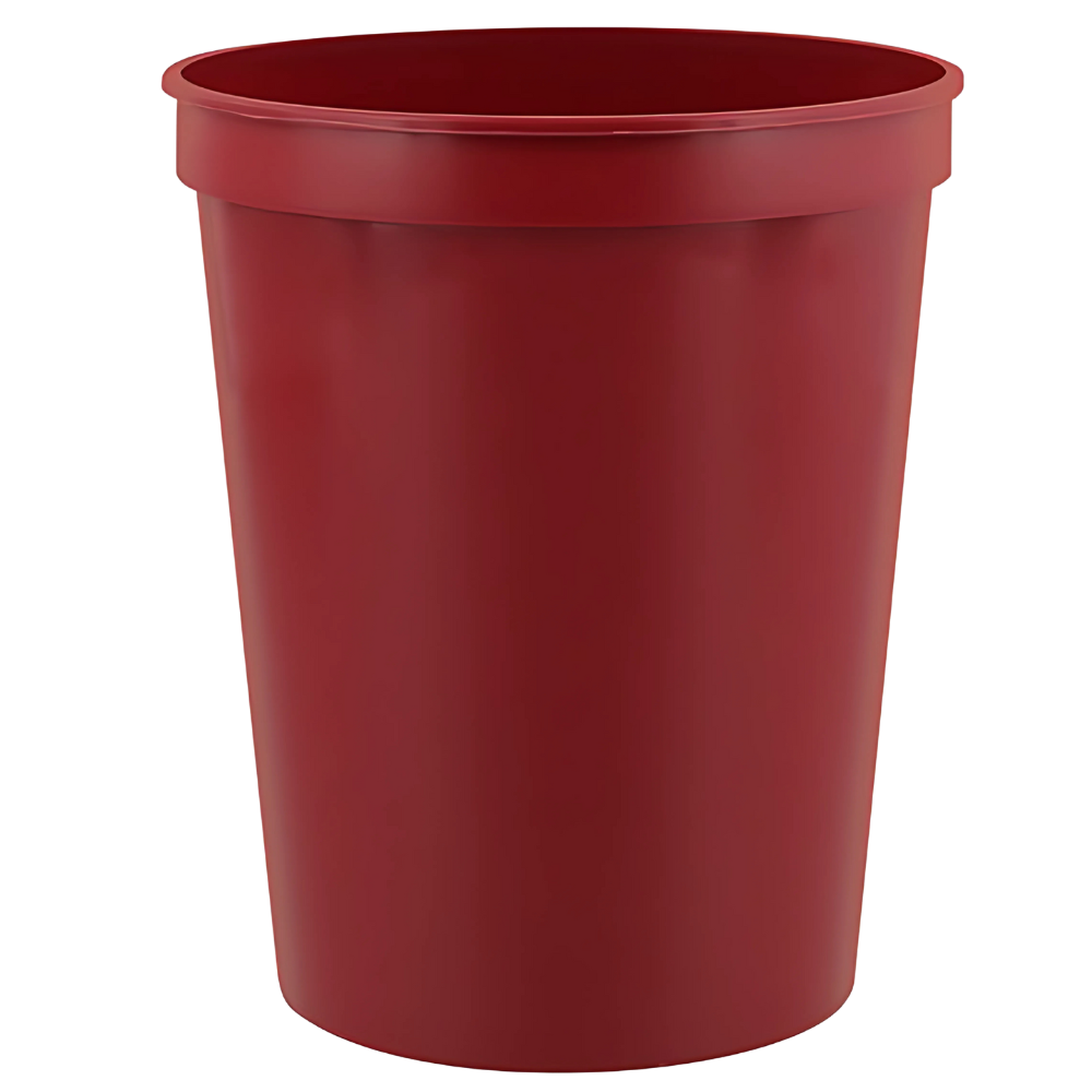 WNG-2941-Stadium-Cup-16oz-8-DarkRed 16oz. Plastic Stadium Cups