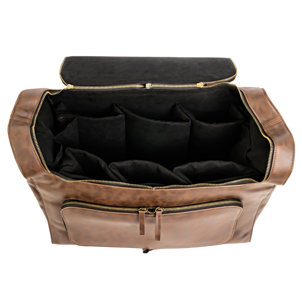 WNG-2950-6-Bottle-Leather-Salesperson-Bag-7 6-Bottle Leather Salesperson Backpack