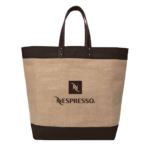 Upscale Burlap Tote