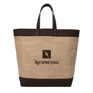 Upscale Burlap Tote