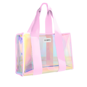 Iridescent Vinyl Tote Bag