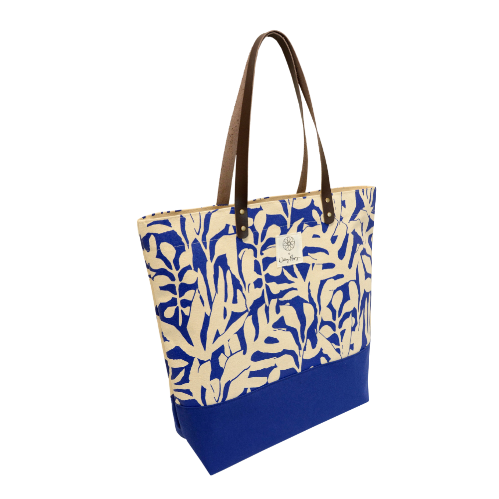Recycled Canvas Market Tote Bag