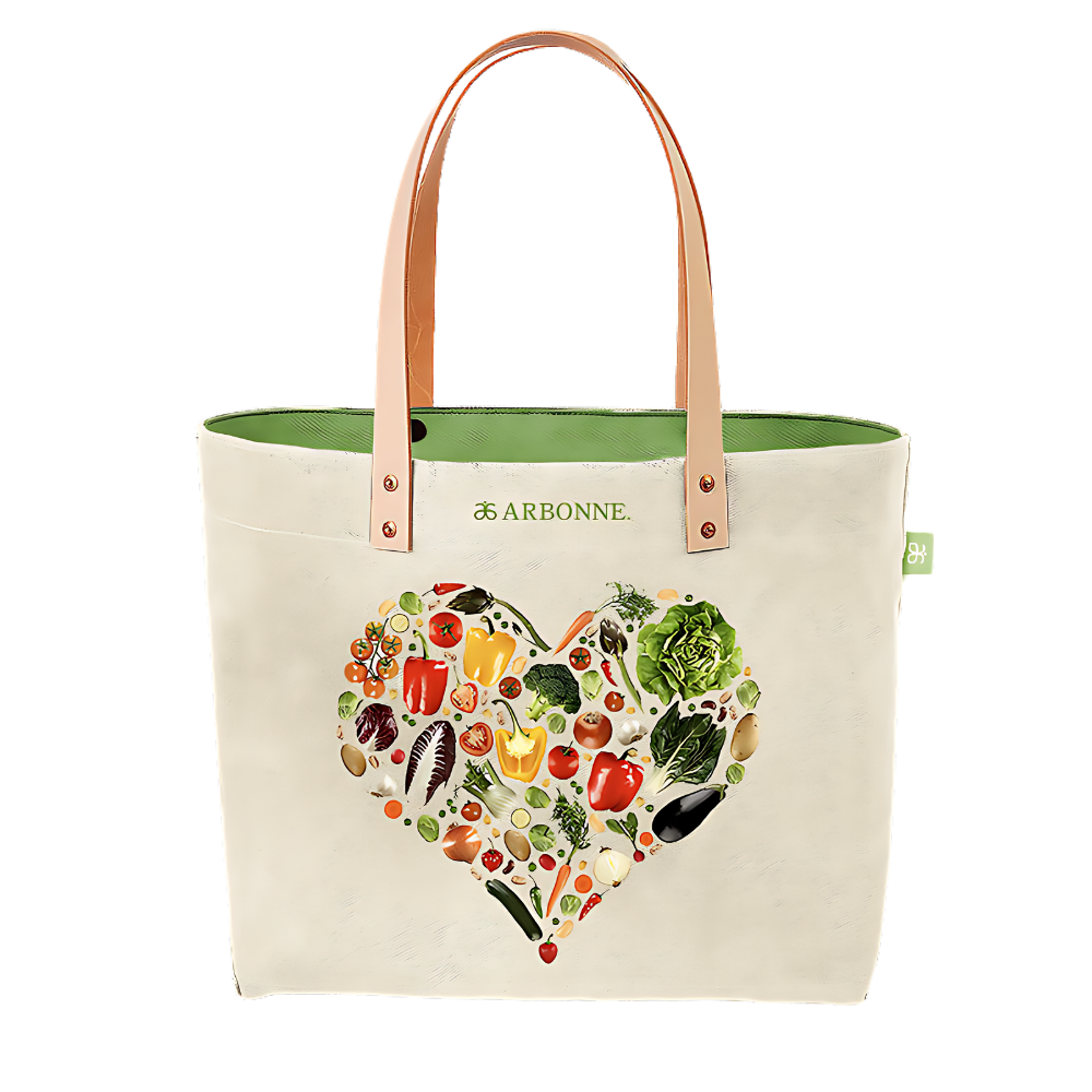 Recycled Canvas Market Tote Bag