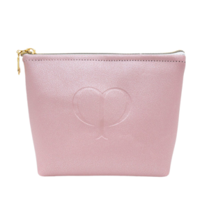 Vegan Leather Zippered Pouch