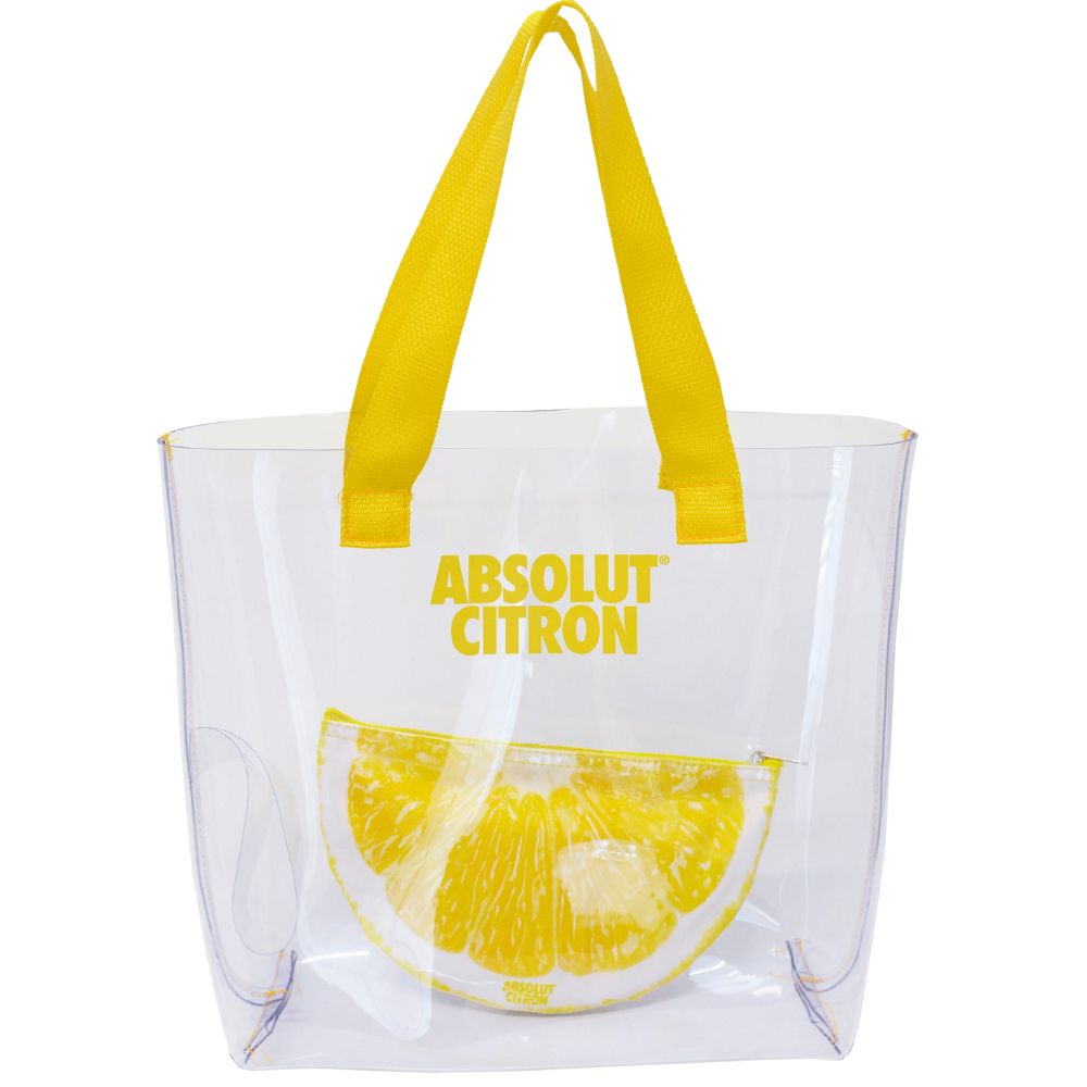 WNG-2346-Clear-Vinyl-Tote-6 Clear Vinyl Tote Bag