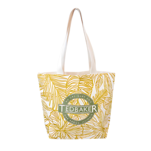 Recycled Canvas Open Tote Bag