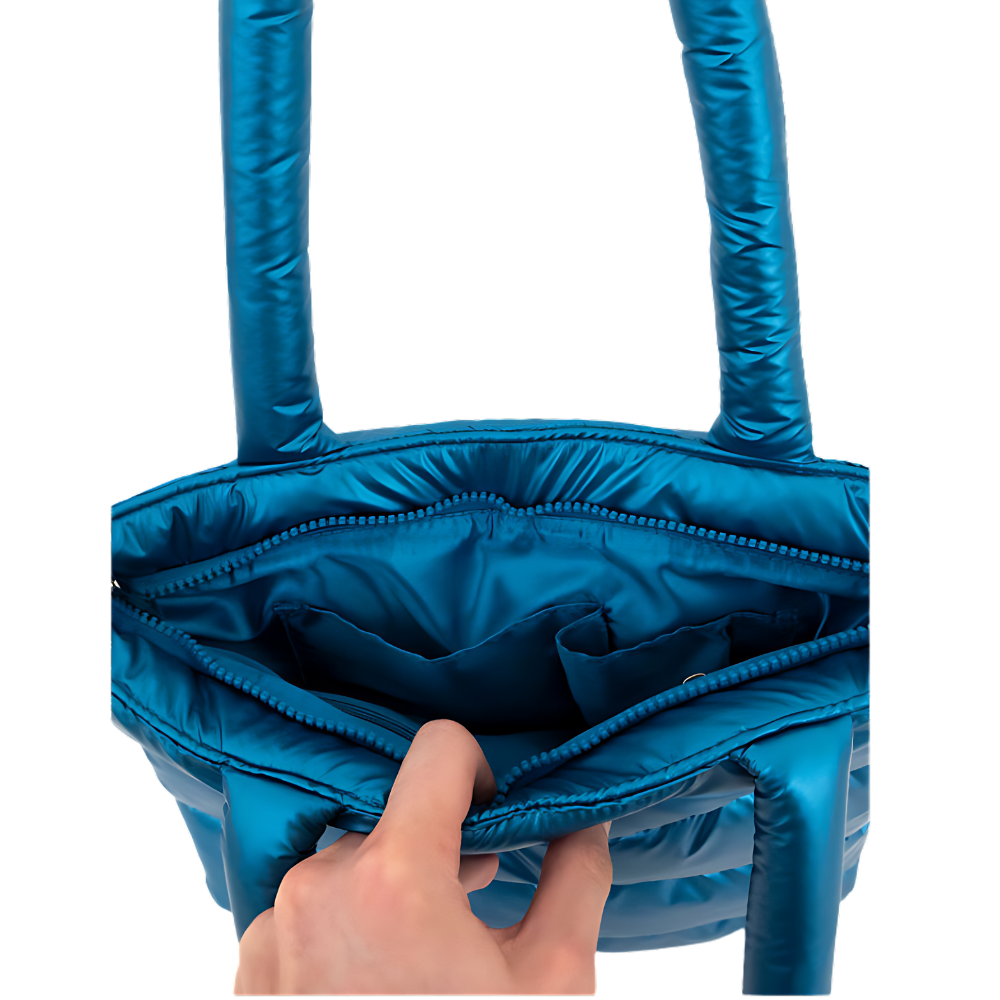 WNG-2361-Puffer-Tote-2-4 Puffer Magazine Tote Bag