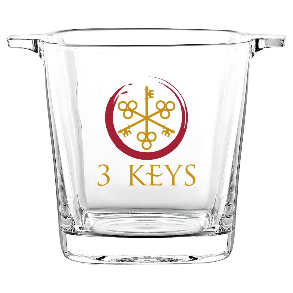 Square Glass Ice Bucket
