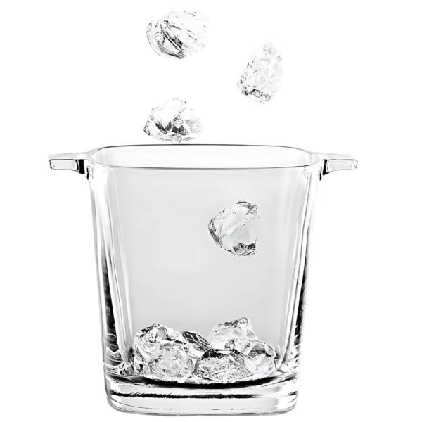 Square Glass Ice Bucket