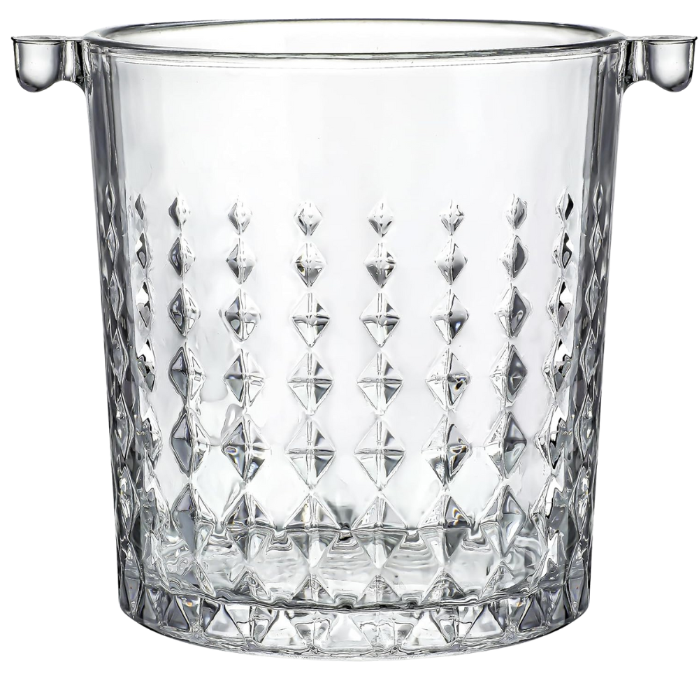 WNG-3018-0.9L-Mini-Glass-Bucket-3 0.9L Mini Crystal Glass Ice Bucket with Handle and Tong