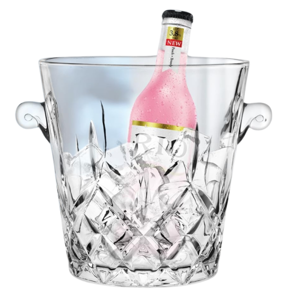 2L Party Glass Ice Bucket