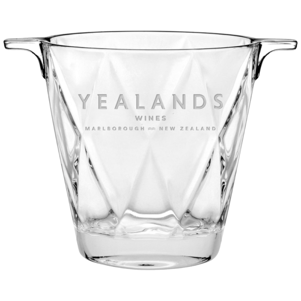 6" Glass Ice Bucket with Handles