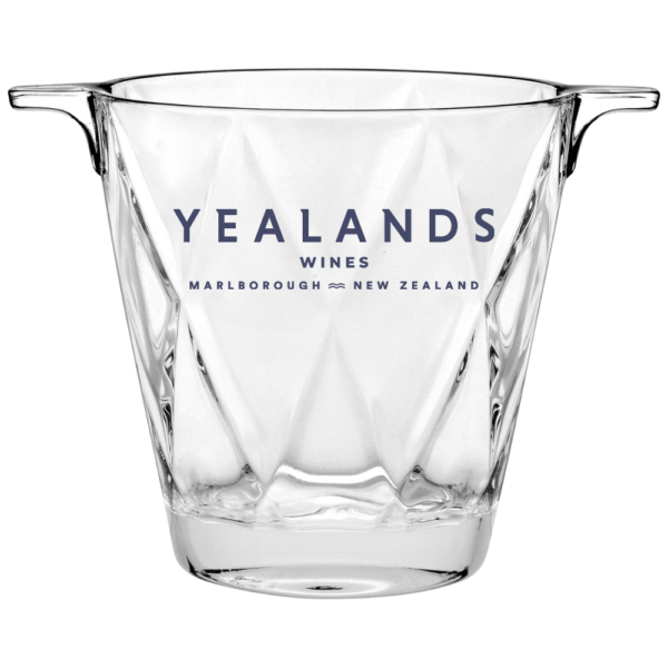 6" Glass Ice Bucket with Handles