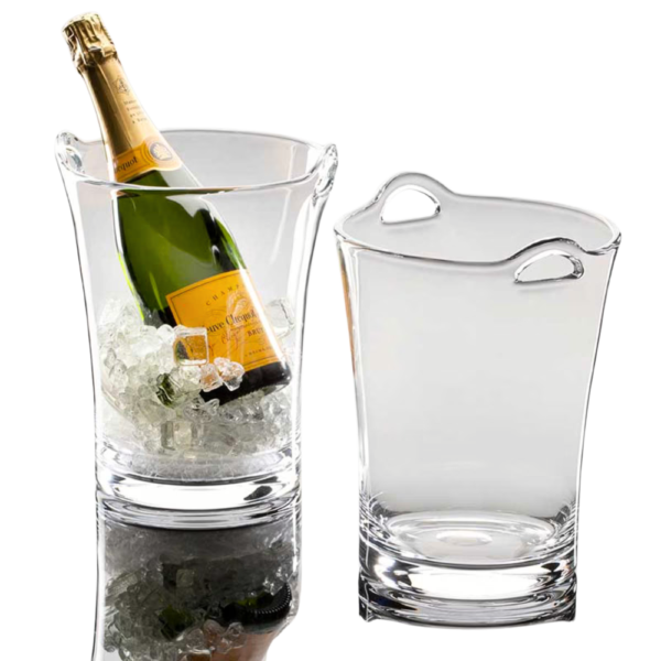 2-Bottle Champagne Glass Ice Bucket