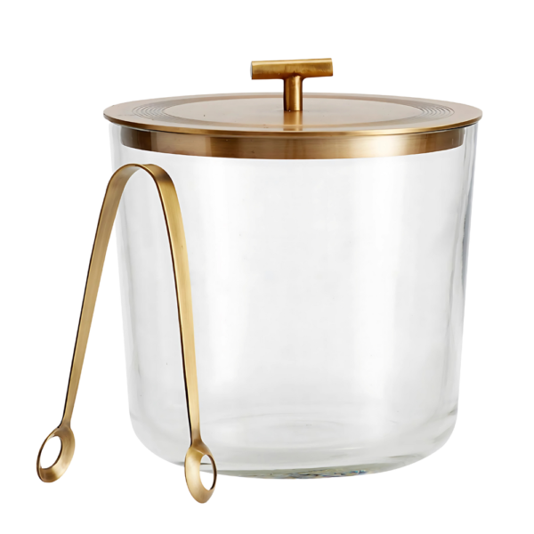 Antique Style Glass Ice Bucket