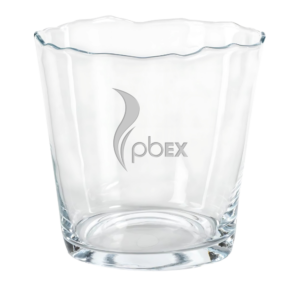 Wavy Glass Ice Bucket