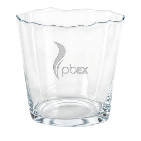 Wavy Glass Ice Bucket