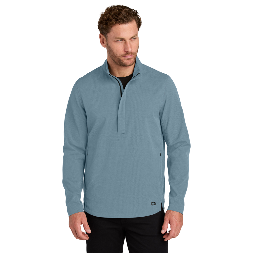 WNG-3OGIO® Aspect Half-Zip Pullover040-OGIO®-Aspect-Half-Zip-Pullover-2-BlueMist OGIO® Aspect Half-Zip Pullover