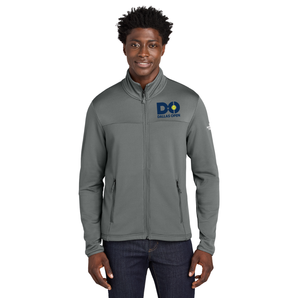 WNG-3046-The-North-Face®-Aim-Full-Zip-Fleece Jacket-1-Smoked-Pearl-Gray The North Face® Aim Full-Zip Fleece Jacket