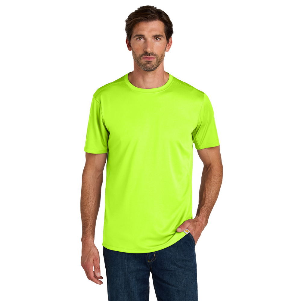 WNG-3054-Carhartt Force®-Short Sleeve-7-BriteLime Carhartt Force® Sun Defender™ Short Sleeve T-Shirt