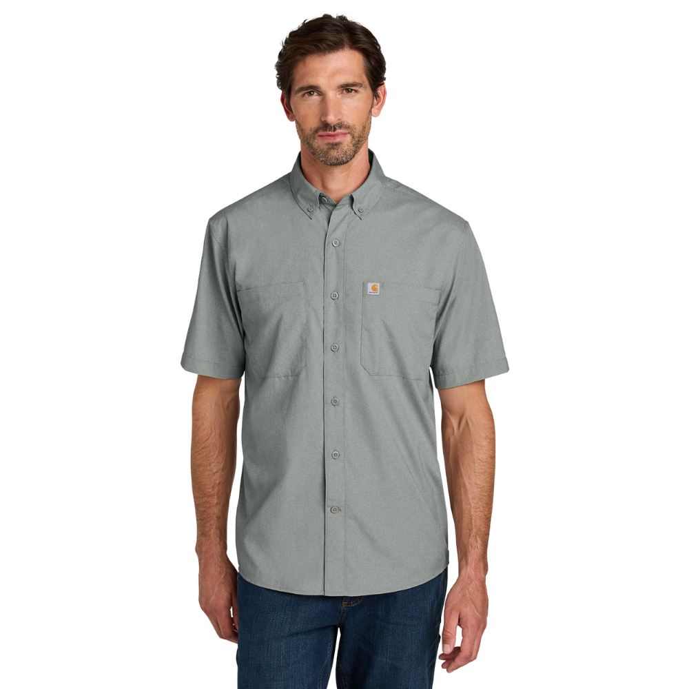 WNG-3054-Carhartt-Force®- Sun Defender-Short-Sleeve-2-Steel Carhartt Force® Sun Defender™ Short Sleeve Shirt