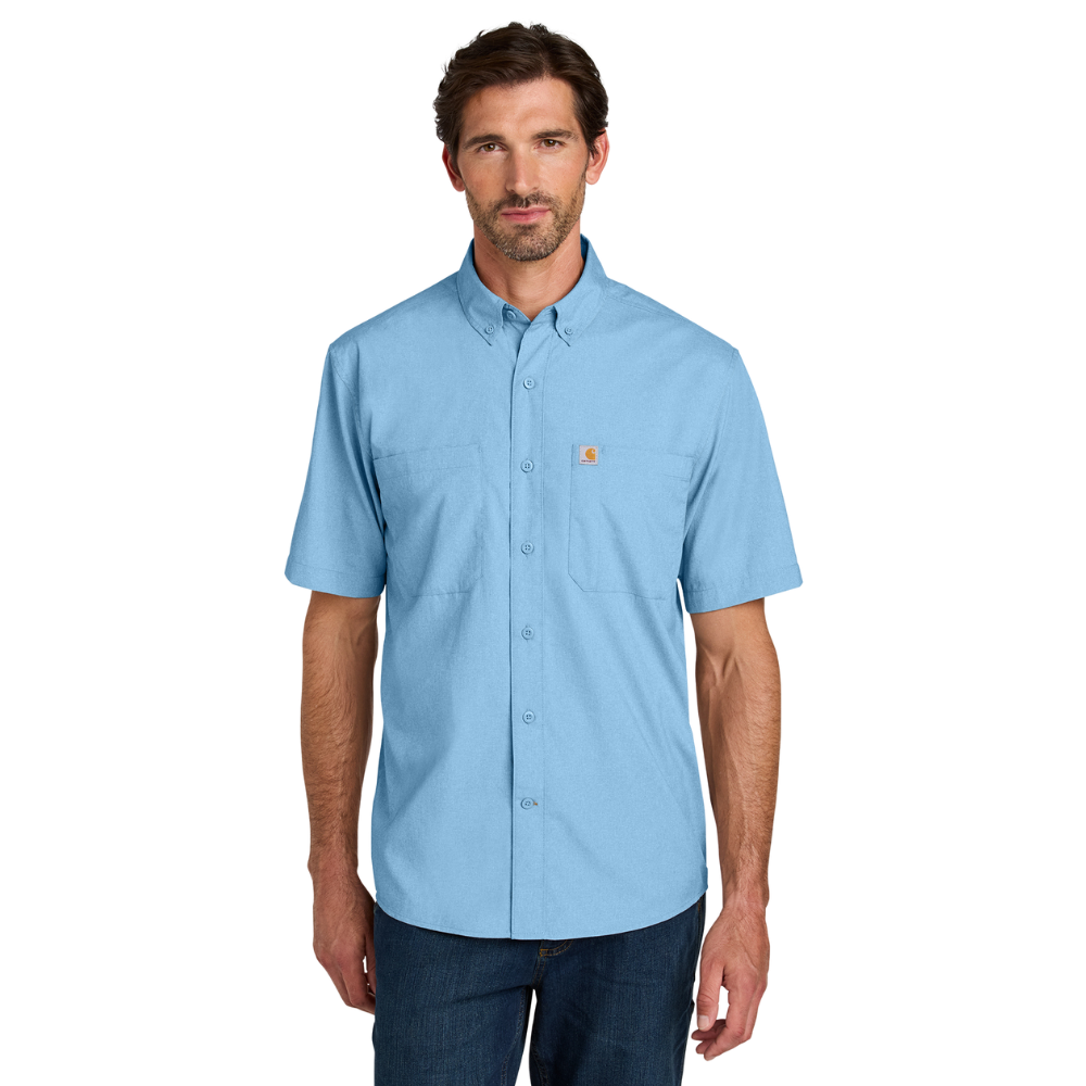 WNG-3054-Carhartt-Force®- Sun Defender-Short-Sleeve-3-FreshWaterBlue Carhartt Force® Sun Defender™ Short Sleeve Shirt