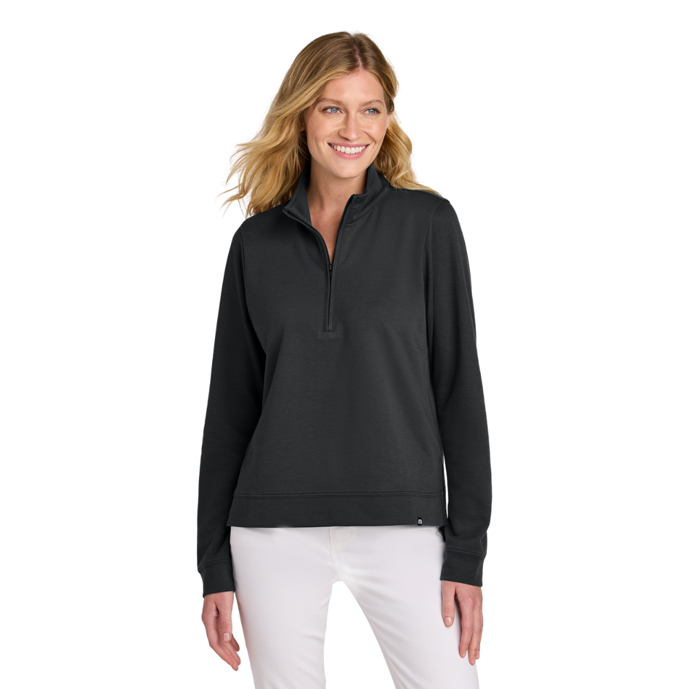 WNG-3066-TravisMathew-Women’s-Coveside-Half-Zip-5-Black TravisMathew Women’s Coveside Half-Zip