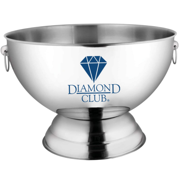 3.5Gal Stainless Steel Punch Bowl with Handles