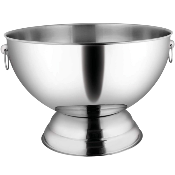 3.5Gal Stainless Steel Punch Bowl with Handles