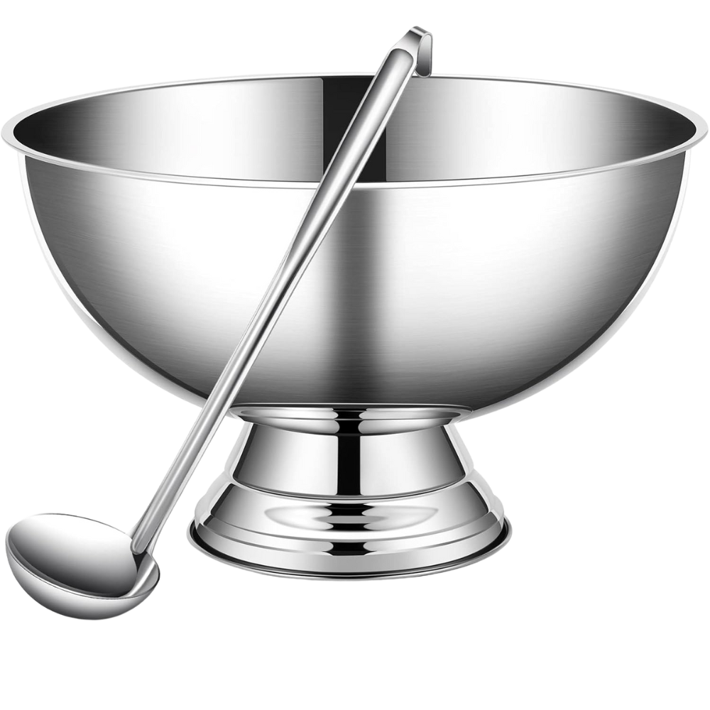 WNG-3098-Steel-Bucket-Punch-Bowl-3Gal-4 3Gal Stainless Steel Champagne Bucket Punch Bowl with Ladle