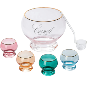 1.7Gal Colorful Punch Bowl Set