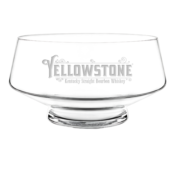 2.5Gal Footed Glass Punch Bowl