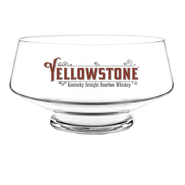 2.5Gal Footed Glass Punch Bowl