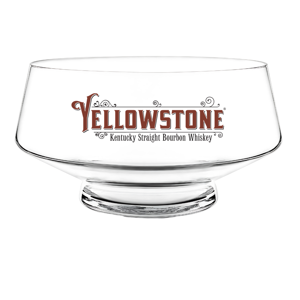 2.5Gal Footed Glass Punch Bowl