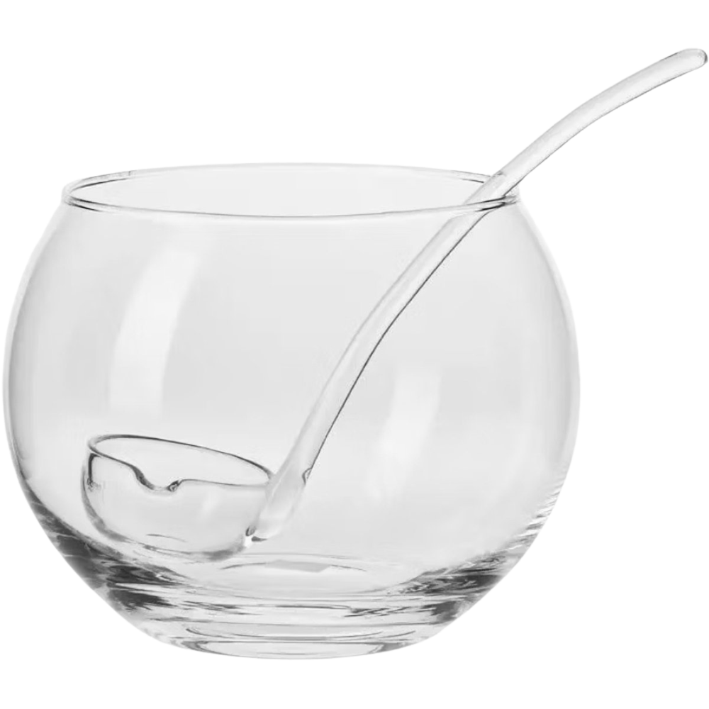 WNG-3103-Round-Glass-Punch-Bowl-3 1Gal Round Glass Punch Bowl with Ladle
