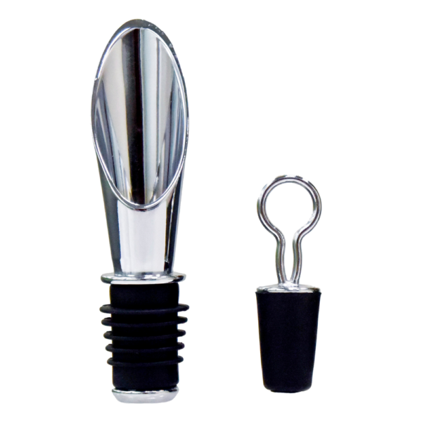 Wine Pourer and Stopper Set