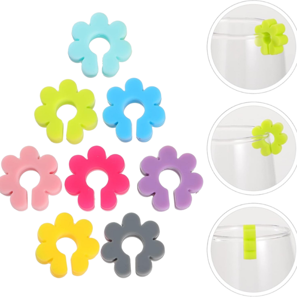 Custom Molded Silicone Wine Charms