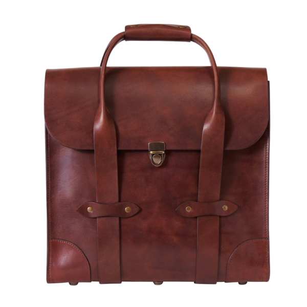 3-Bottle Leather Bag