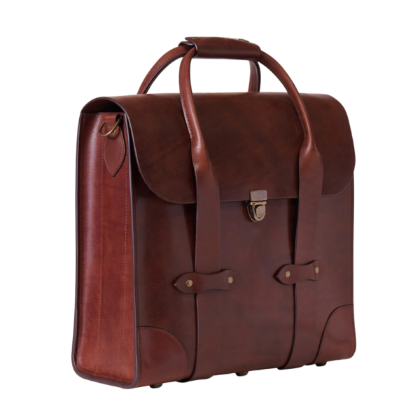 3-Bottle Leather Bag
