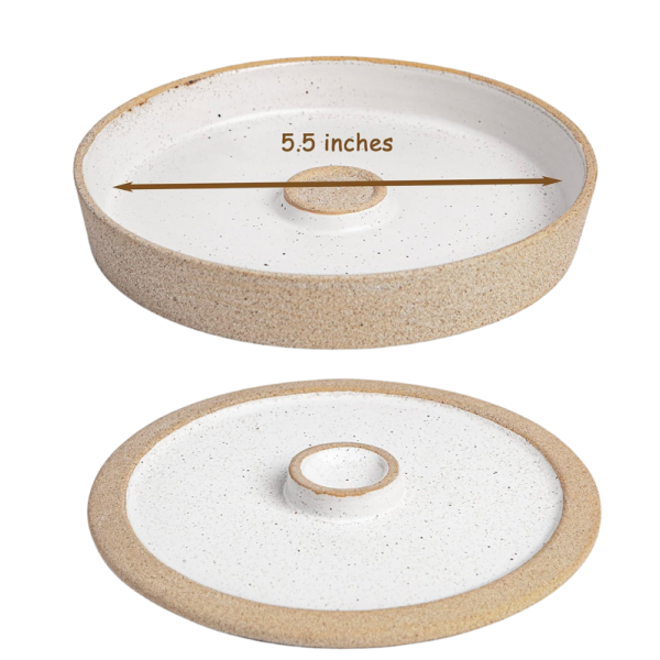 Ceramic Margarita Salt Rimmer Set with Lid