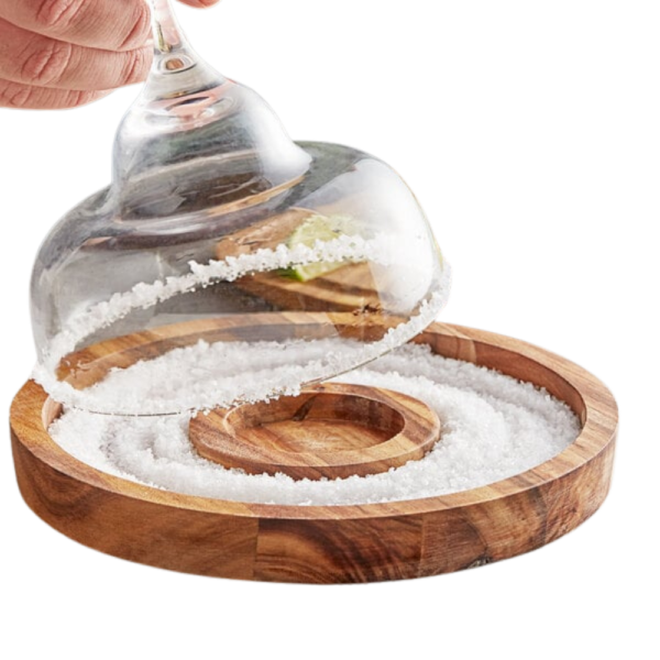 Wooden Margarita Salt Rimmer