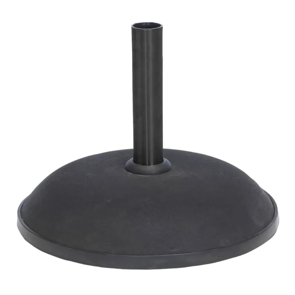 Concrete Black Umbrella Base