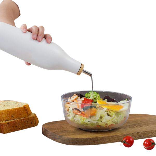Olive Oil and Vinegar Ceramic Pourer Set