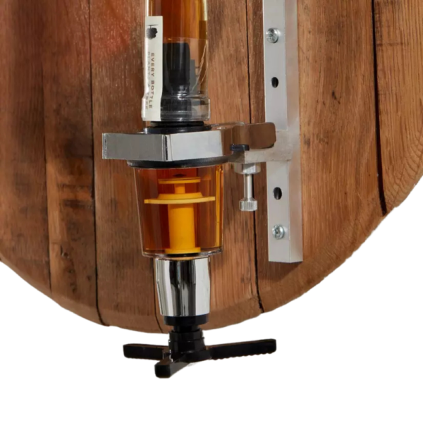 Barrel Head Sign Double Liquor Dispenser